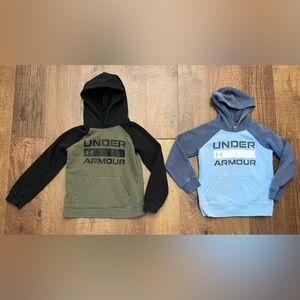 Under Armour boys hoodie bundle 2 total Sz 6